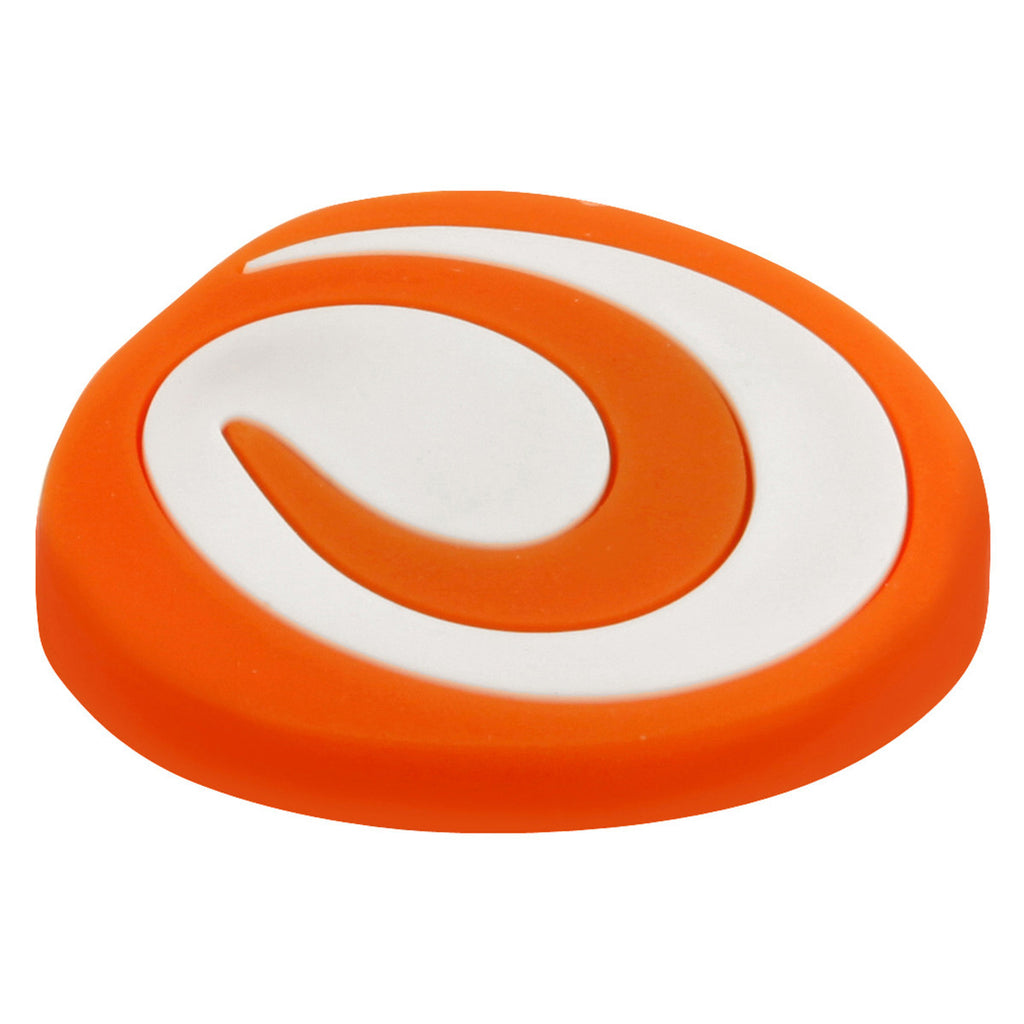 Kids Orange and White Spiral Cabinet Knob