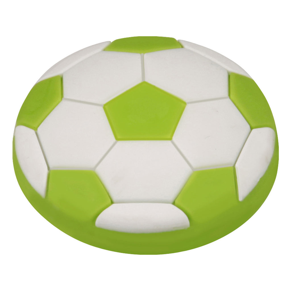 Kids Green Soccer Ball Cabinet Knob