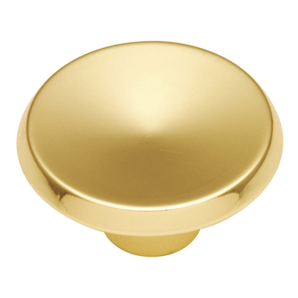 1-1/2 In. Sunnyside Polished Brass Cabinet Knob