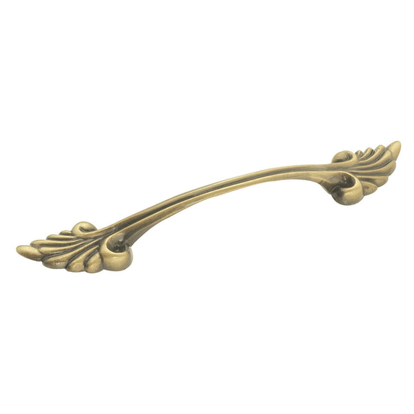 3 In. Cavalier Antique Brass Cabinet Pull