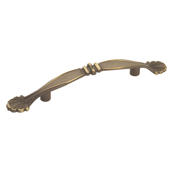 3 In. Cavalier Antique Brass Cabinet Pull