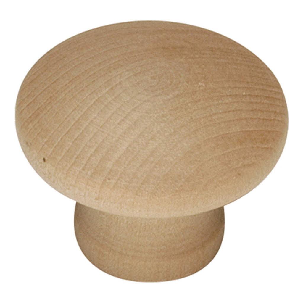 1-1/4 In. Natural Woodcraft Unfinished Wood Cabinet Knob