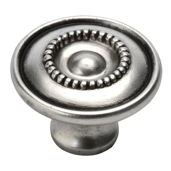 1-1/8 In. Manor House Silver Stone Cabinet Knob