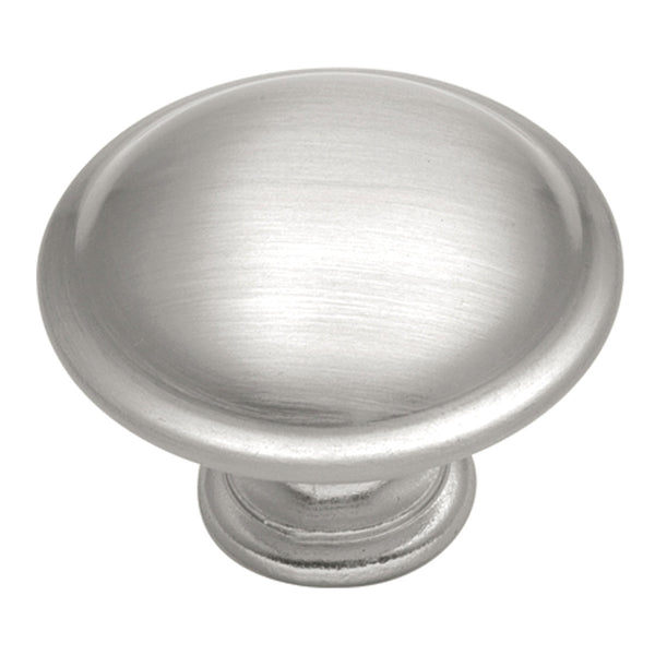 1-1/4 In. Tranquility Satin Silver Cloud Cabinet Knob