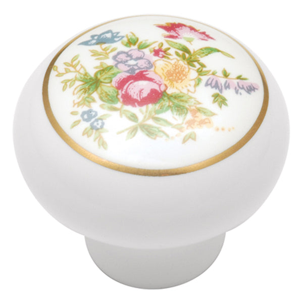 1-3/8 In. English Cozy Bouquet Cabinet Knob