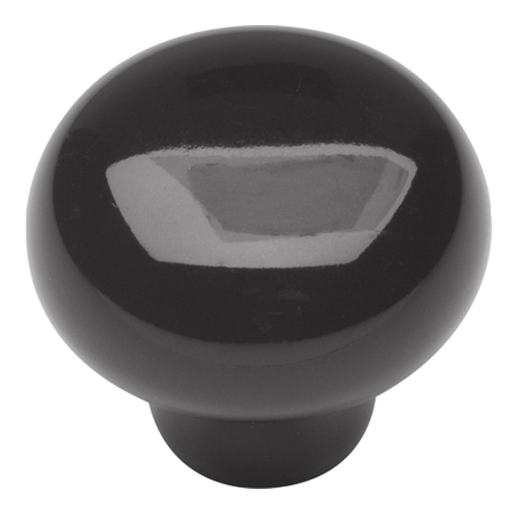 1-3/8 In. Tranquility Black Cabinet Knob