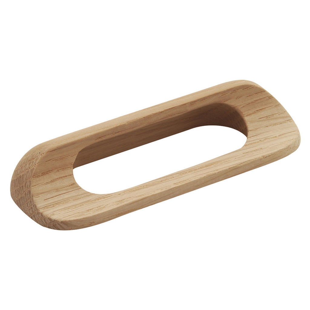 96mm Natural Woodcraft Unfinished Wood Cabinet Cup Pull