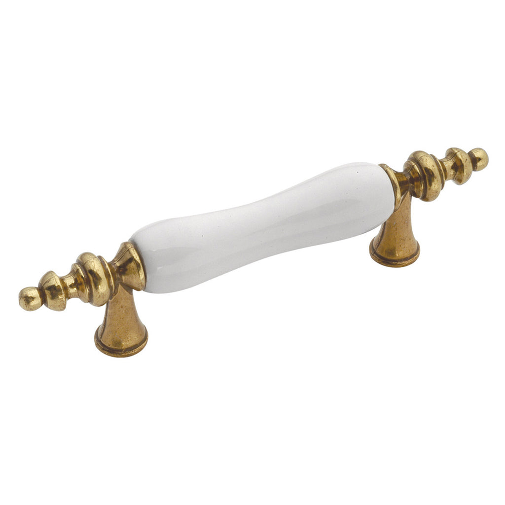 3 In. Tranquility White Cabinet Pull