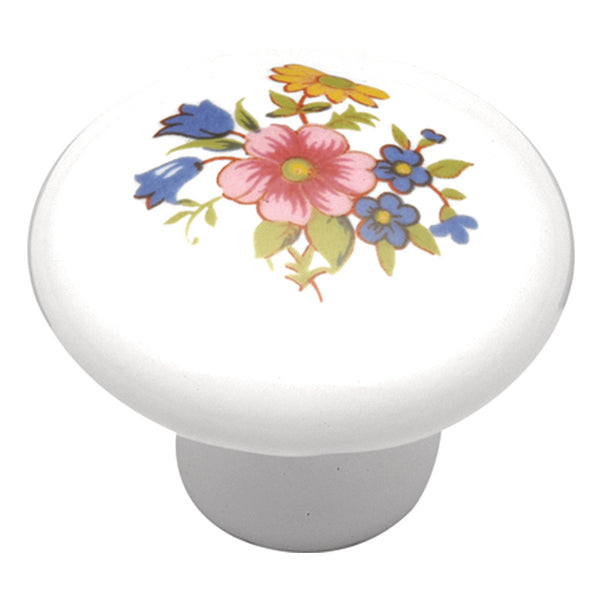 1-3/8 In. English Cozy Bouquet Cabinet Knob