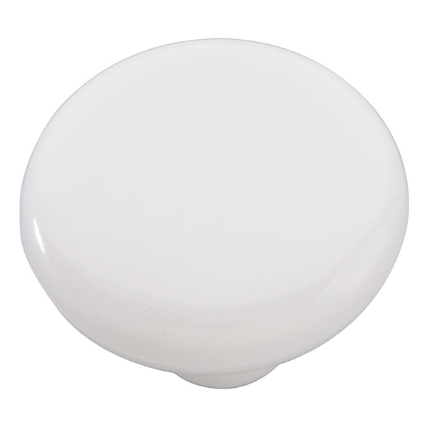 1-1/2 In. Midway White Cabinet Knob